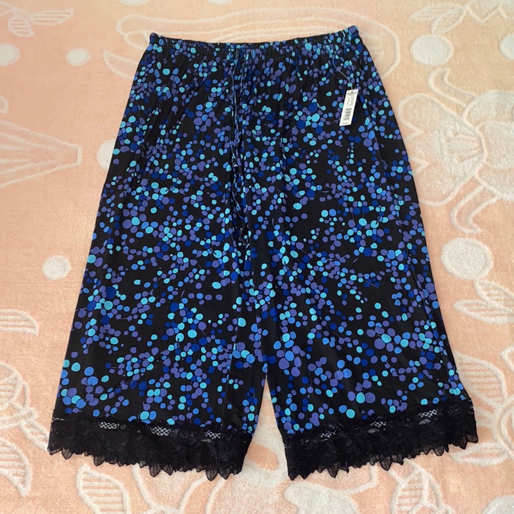 Apt. 9 Intimates Dotted Capri Pajama Pants Size S NWT